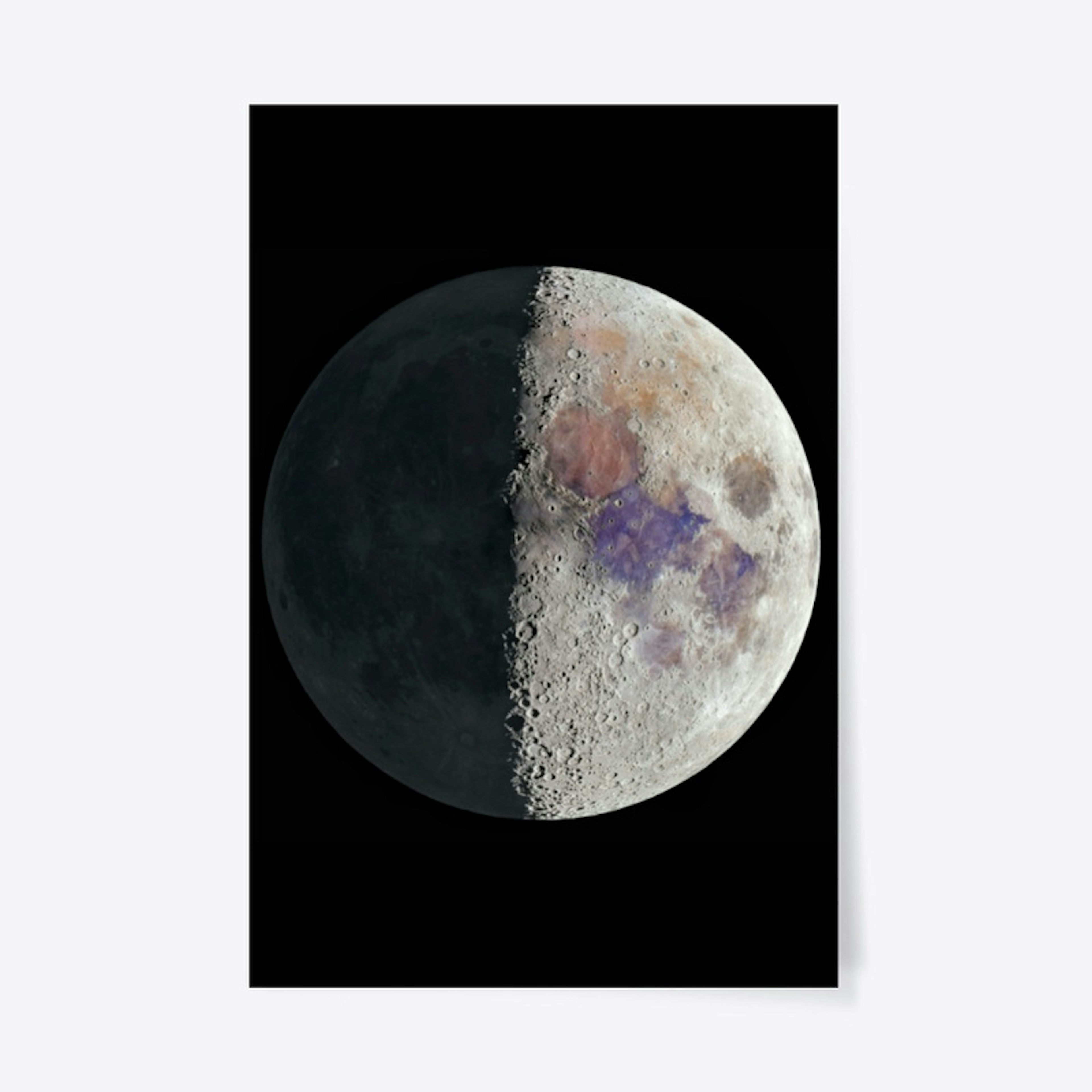 Moon (First Quarter Mineral Moon)